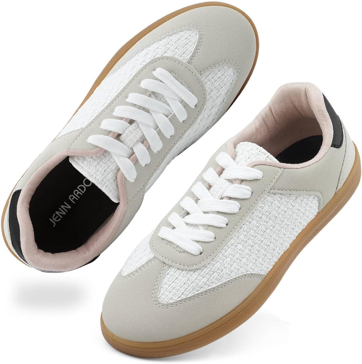 JENN ARDOR Womens Retro Fashion Sneakers Casual Walking Shoes Classic Non-Slip Comfort Dress Skate Shoes