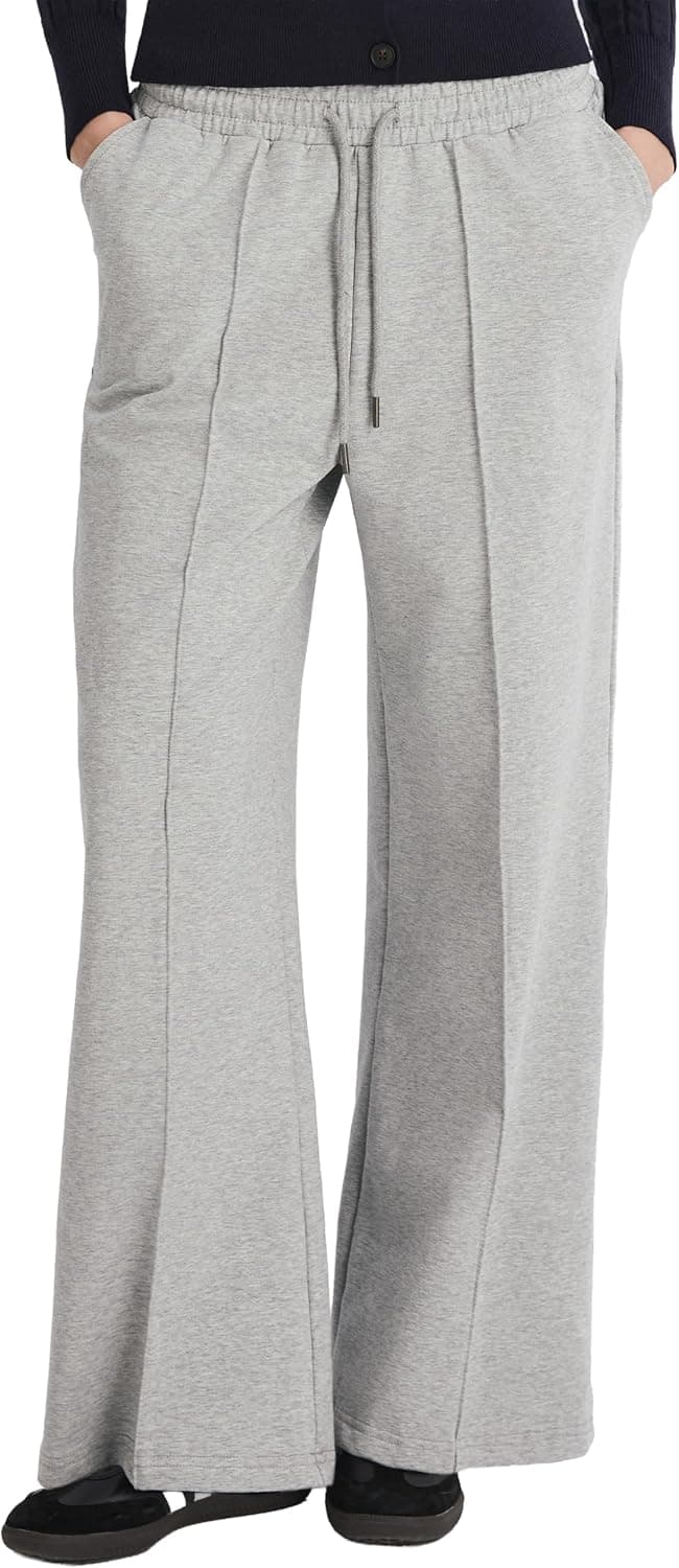Orolay CHIIONE Women's Wide Leg Sweatpants High Waisted Baggy Lounge Pants Soft Drawstring Casual Straight Leg Sweat Pants