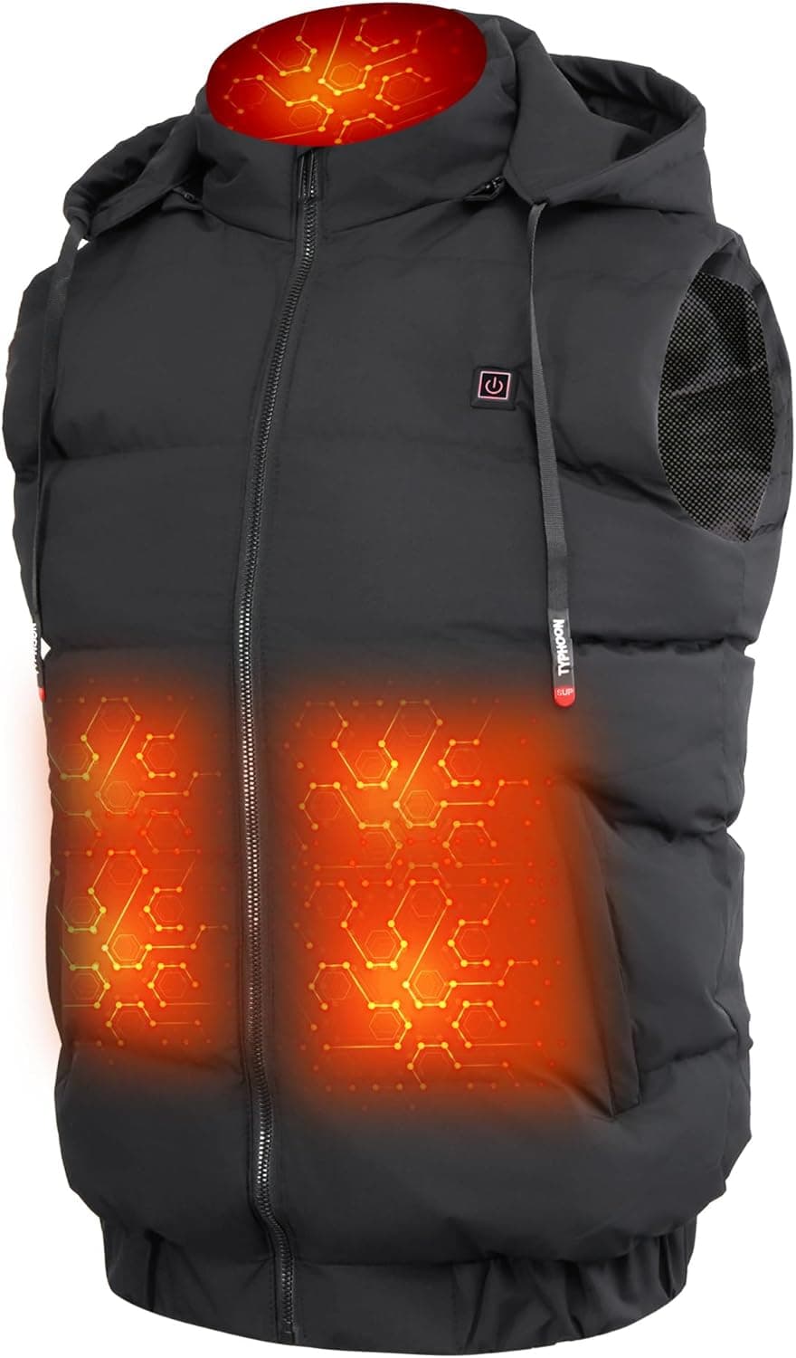 Heated Vest for Men with 20000mAh Battery Pack Lightweight Electric Heated Vest Men’s Winter Outerwear, Black - image 1