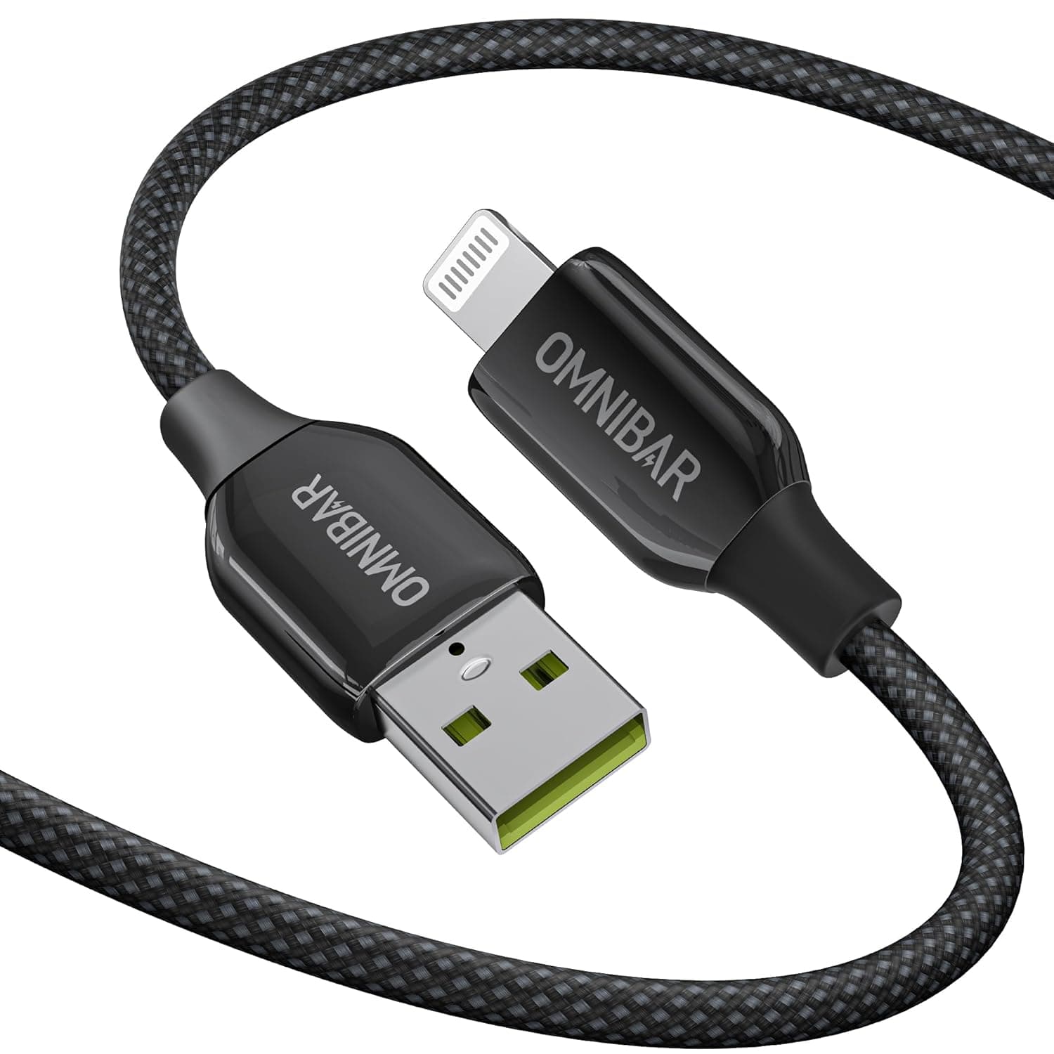 Heavy Duty USB A to Lightning Cable 6FT, MFi Certified Apple Lightning Cable, Nylon Braided iPhone Charger Cord for iPhone 14/13/12/11 Pro Max/XR/XS/X iPad AirPods BeatsX CarPlay Cable