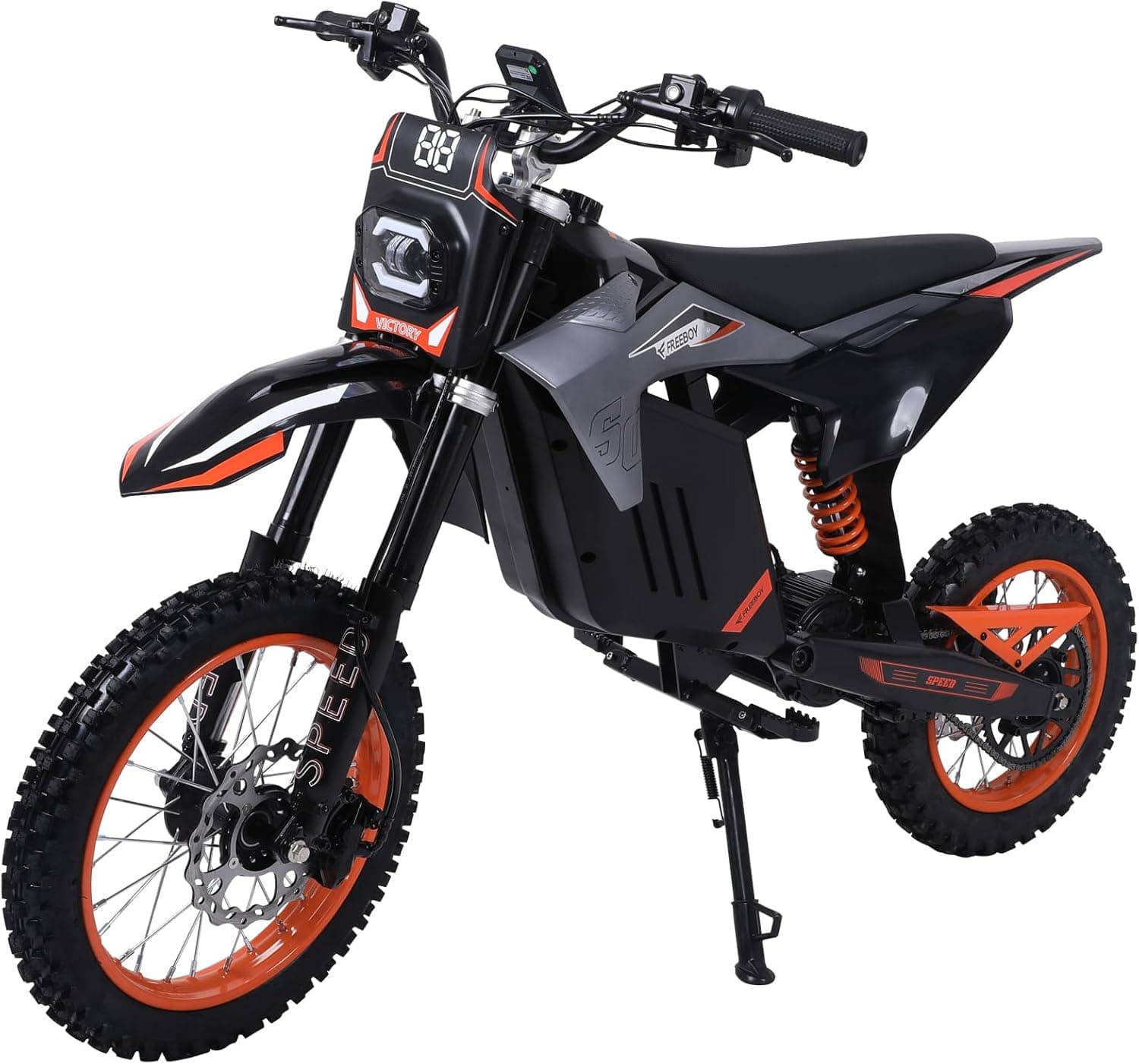 Electric Dirt Bike, 3000W Peak Motor 48V 30Ah Long Range Electric Motorcycle for Teens Adults, Full Hydraulic Brake & Suspension, Off-Road E-Bike for Beginners - image 1