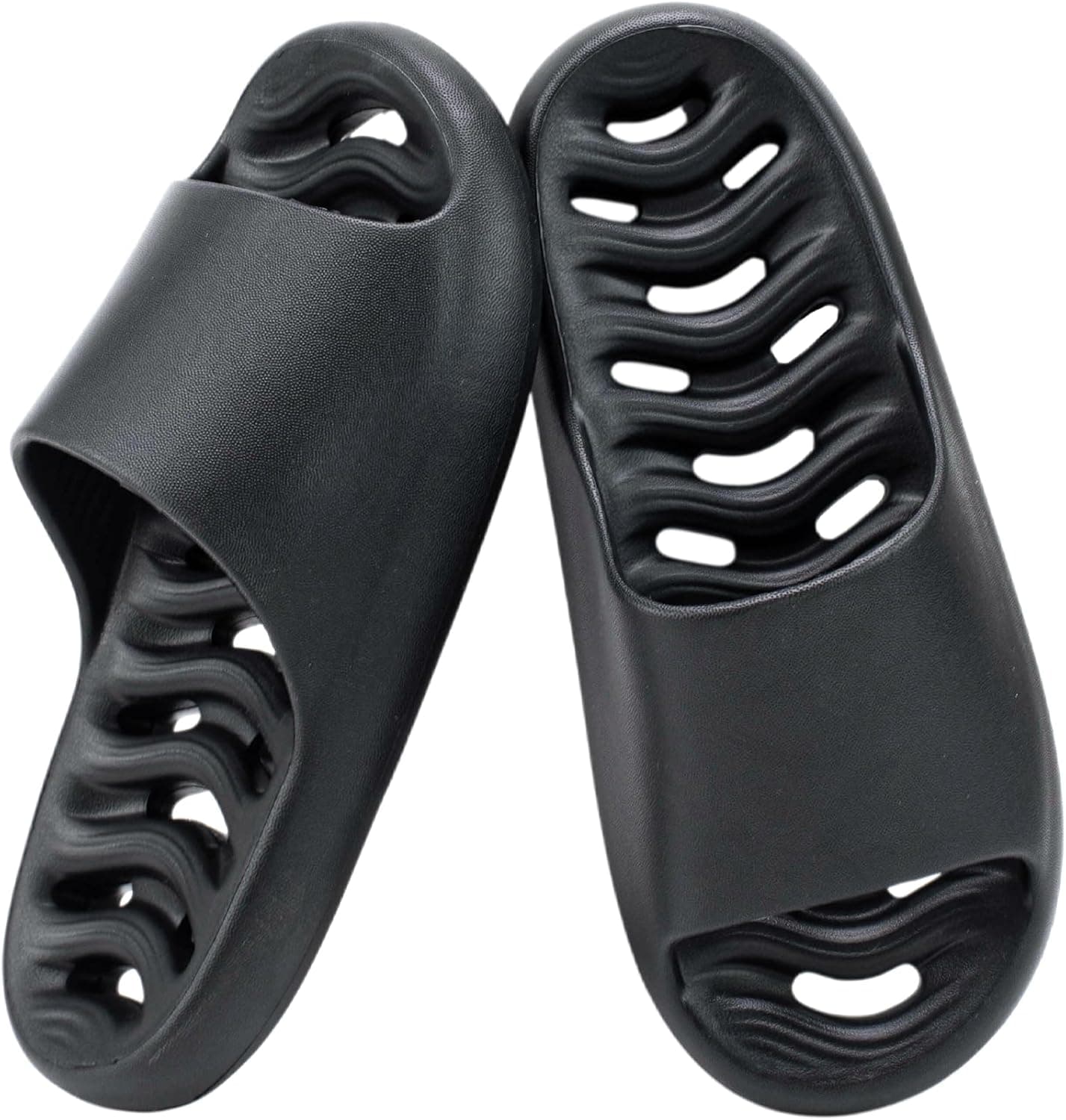 XIXITIAO Non-Slip Shower Shoes with Drain Holes - Dry Quickly Slippers for Women & Men