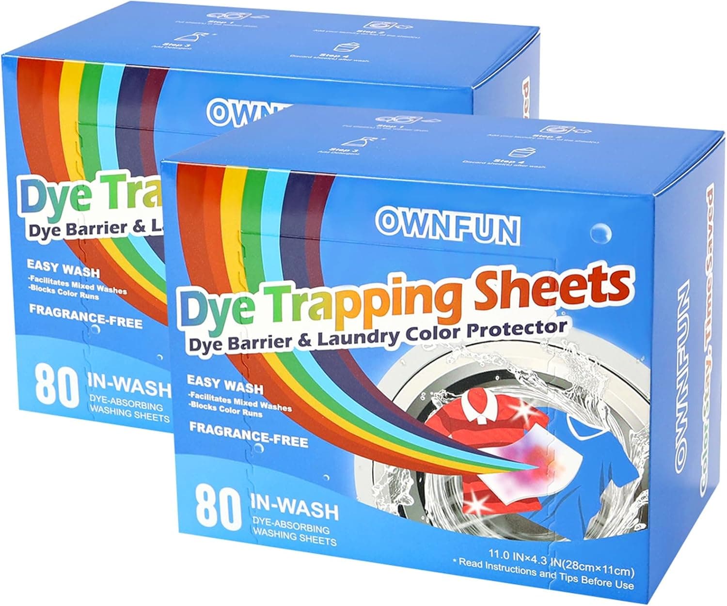 Color Catcher Sheets for Laundry Dye Absorber Sheets Prevent Color Bleeding Fragrance Free Color Grabbers for Mixed Washes Clothes Quilts