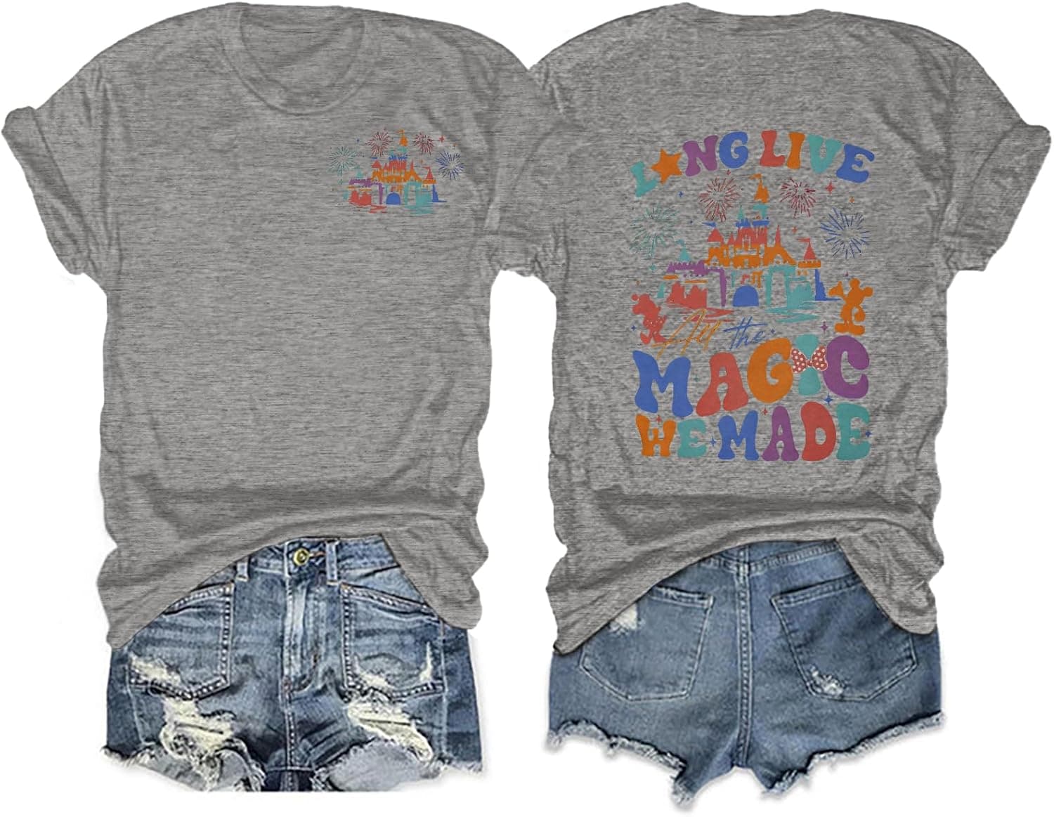 Magical Shirt for Women Magic King dom Castle Shirts Vacation Trip Tee