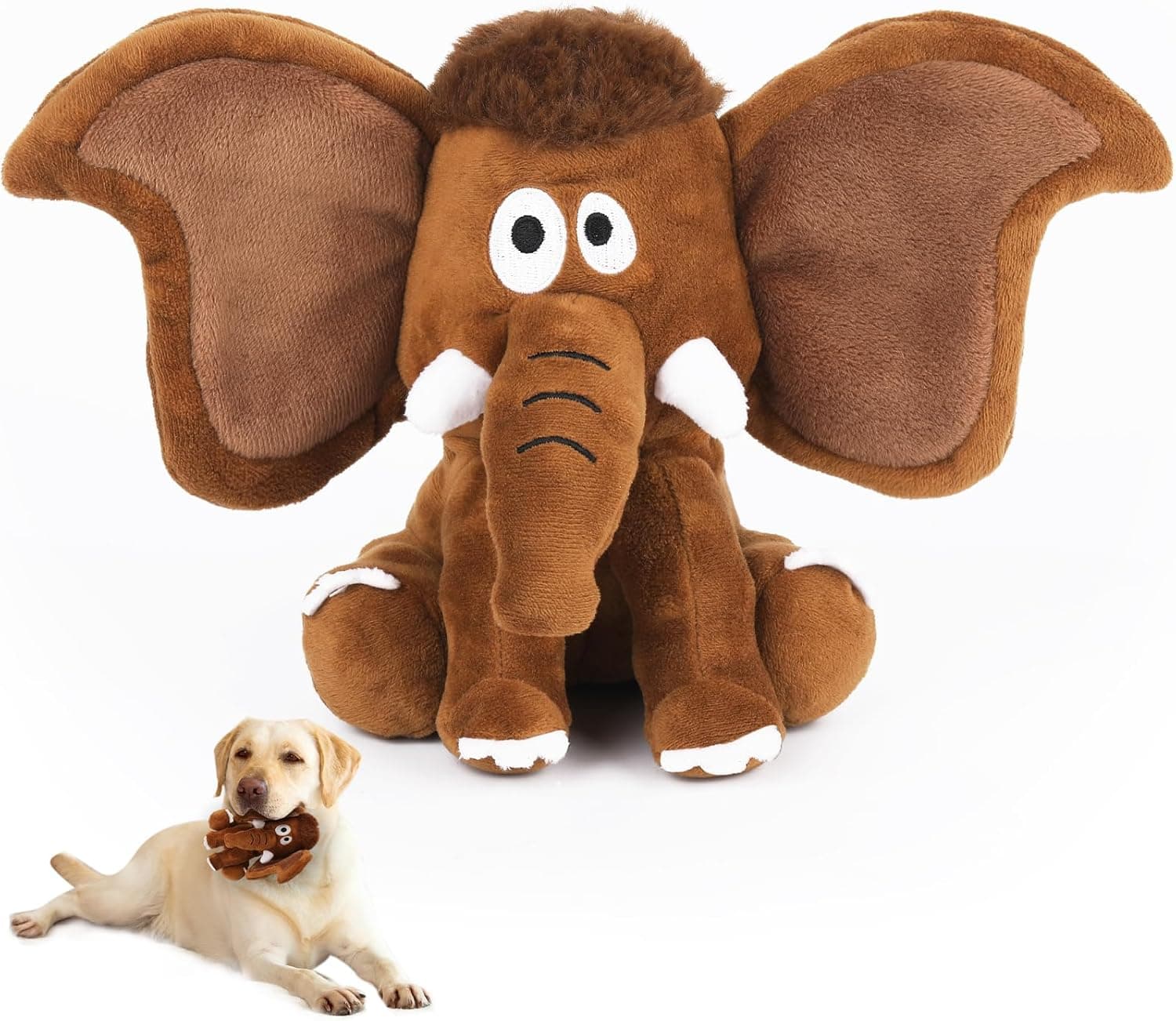 Letsmeet Interactive Plush Dog Squeaky Toys Puzzle Toy for Small Medium Large Dogs - image 1