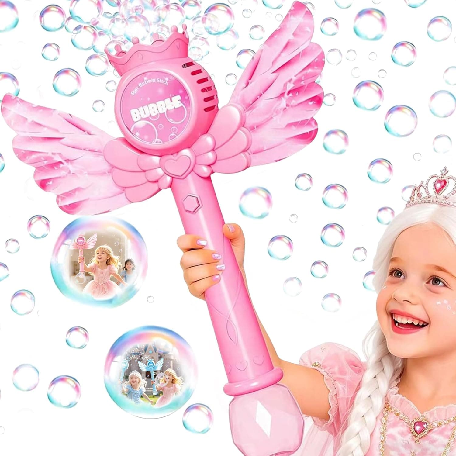 Bubble Wand (Pink)