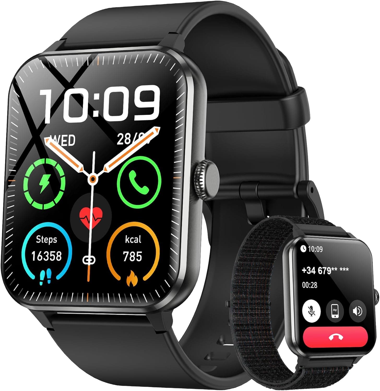 Blackview 2026 Smart Watch – Answer/Make Calls, Heart Rate, SpO2, Sleep Monitor, 100+ Sports Modes - image 1