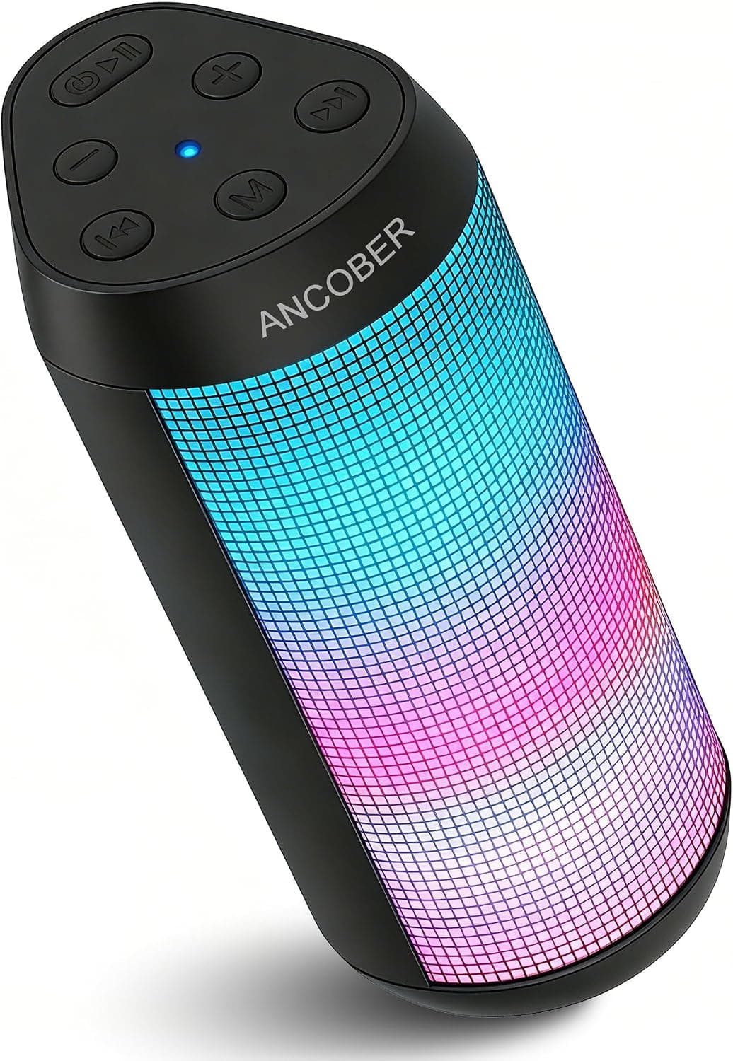 Bluetooth Speaker Portable Wireless, 20W HD Stereo Sound, 36H Playtime, TWS Pair, RGB Lights, IPX4 Waterproof, BT5.3, Built-in Mic, AUX, Outdoor Speaker for Camping, Travel, Party, Beach, Home, Gifts