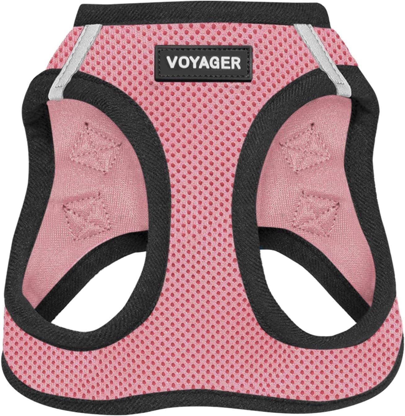 Best Pet Supplies Voyager Step-in Air Harness (Pink/Black Trim, S)