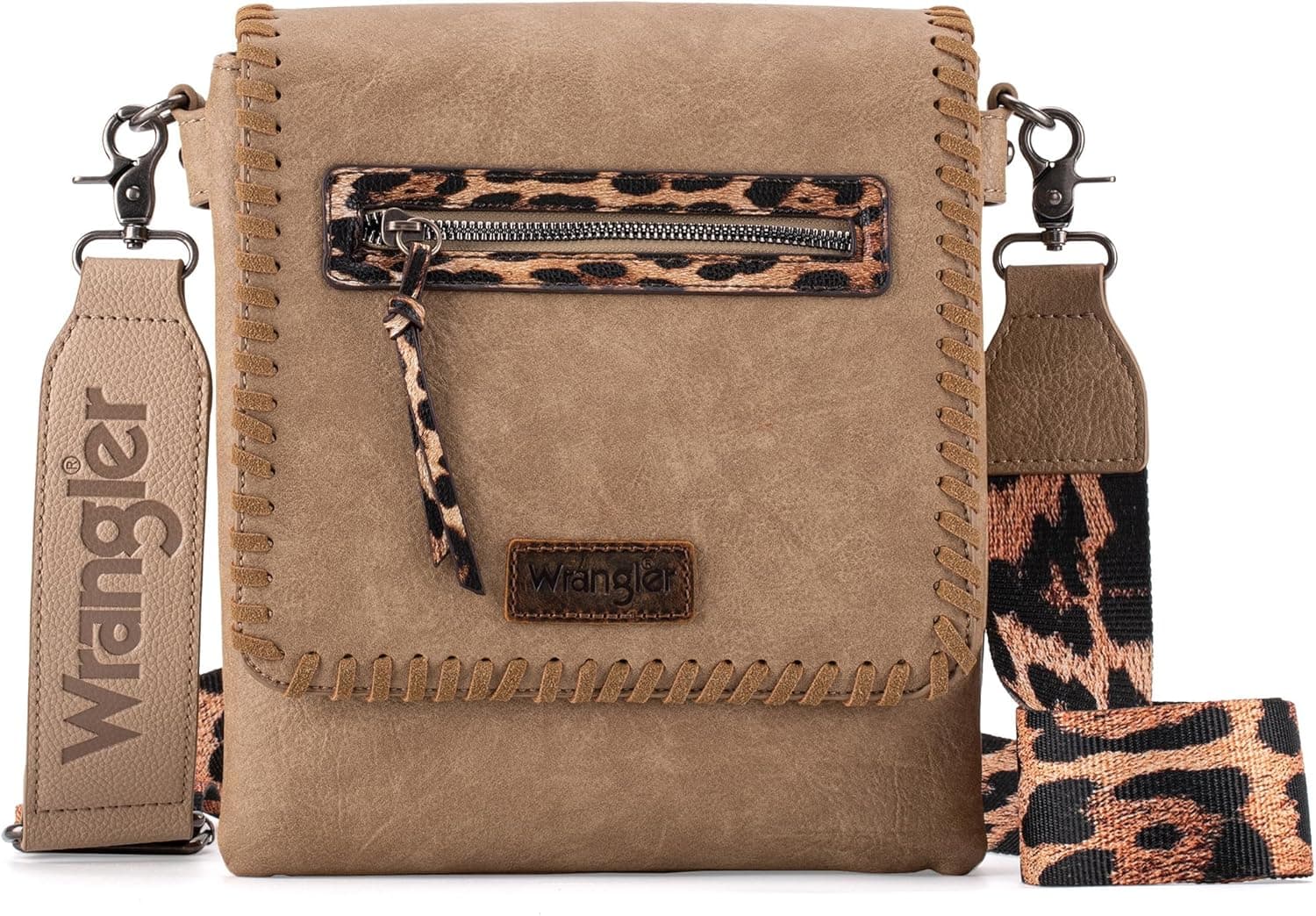 Wrangler Crossbody Bags for Women Vintage Hand Woven Shoulder Purse - image 1