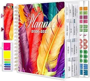montcool Planner 2026-2027, Large 18 Months Academic Daily Weekly Monthly Planner