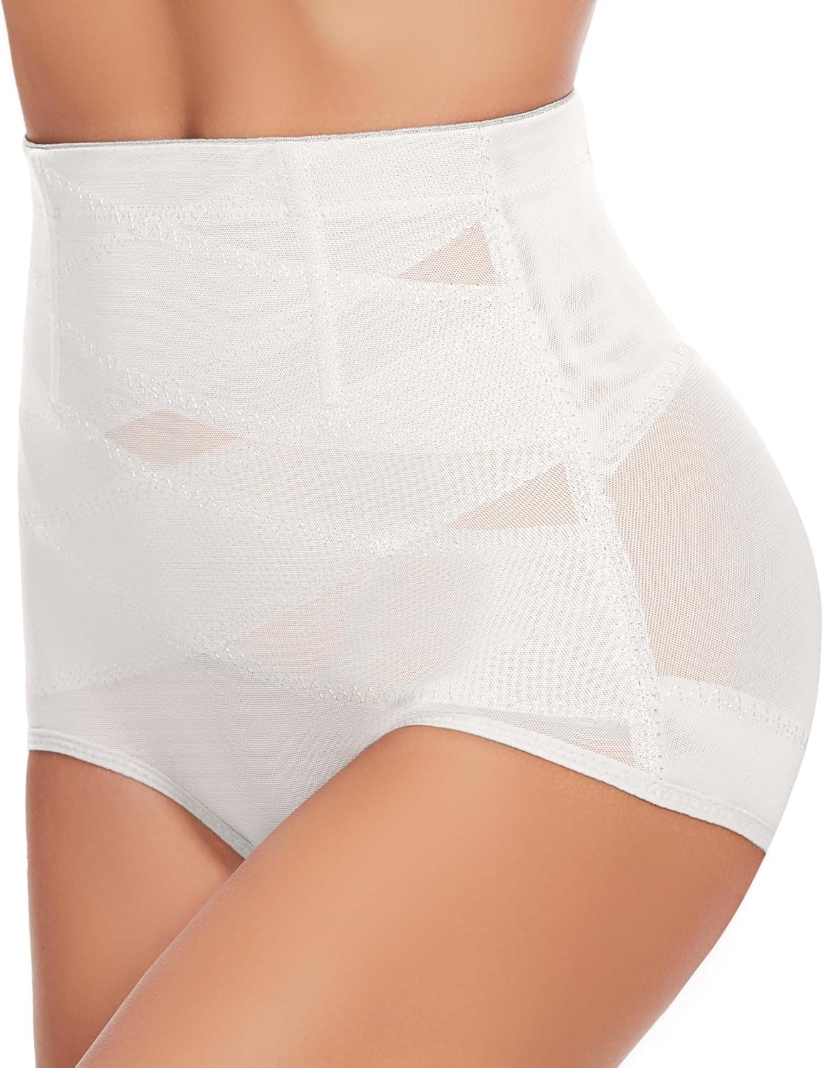 GYDEK Tummy Control Shapewear Panties for Women-High Waisted Body Shaper Underwear Seamless Shapewear Panty Girdle - image 1