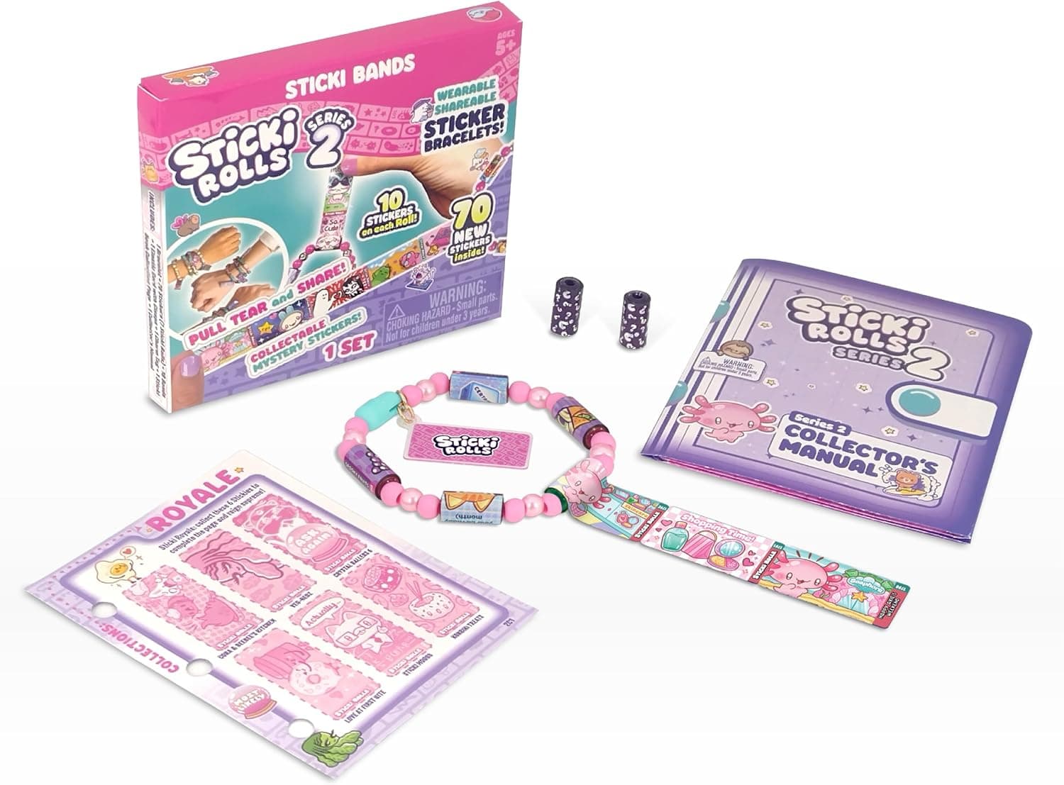 STICKI Rolls Sticki Bands - The Original Wearable Shareable Sticker Bracelet  - image 1