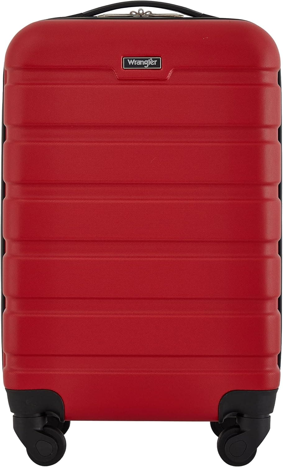 Wrangler 22" Hardside Spinner Carry-On Luggage, Salsa Red