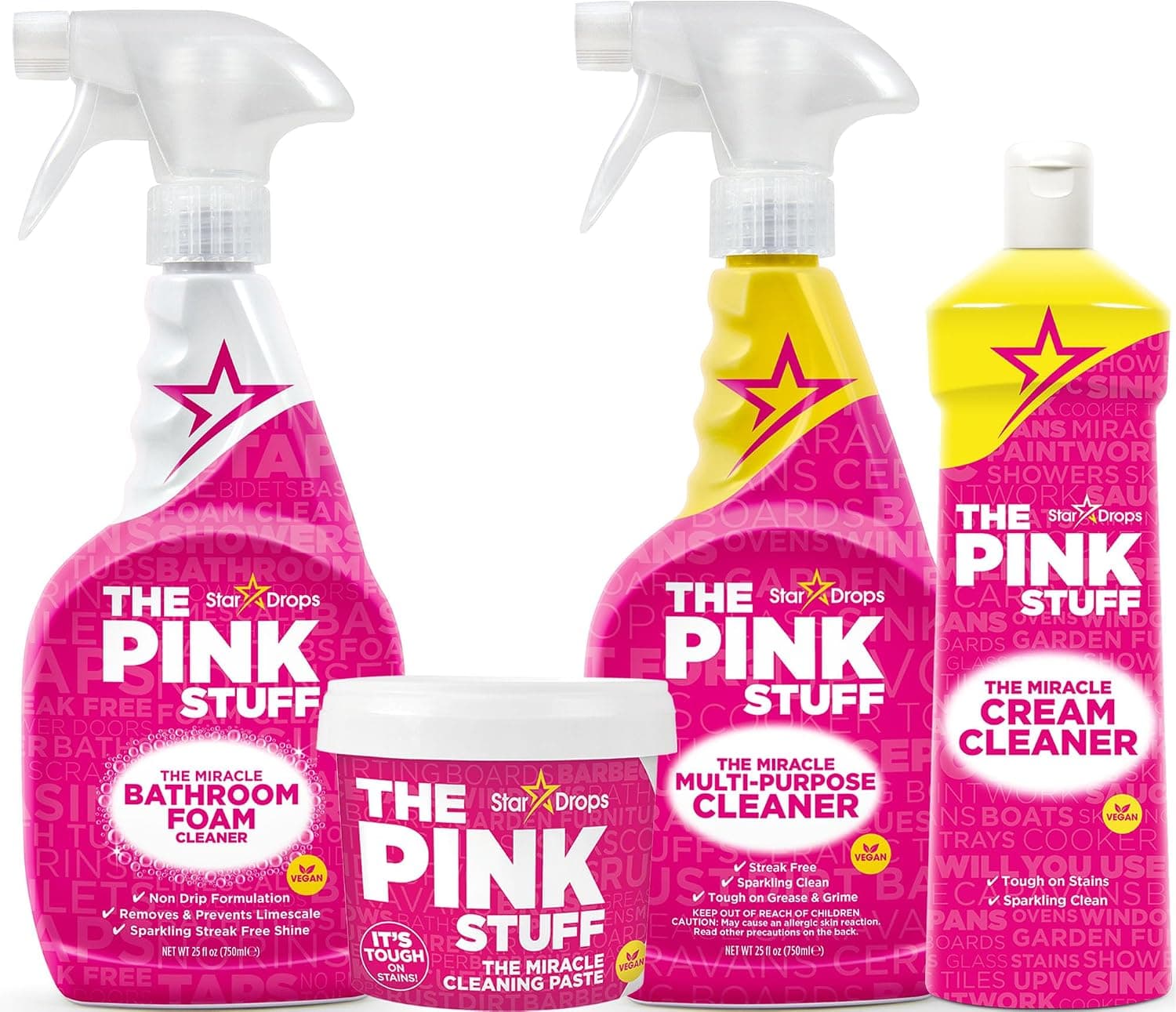 Stardrops - The Pink Stuff - Miracle Cleaning Ultimate Bundle