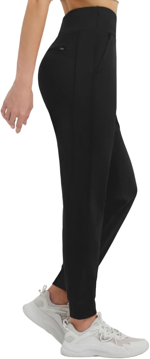 baleaf Women's Fleece Lined Joggers Winter Thermal Pants Zipper Pockets