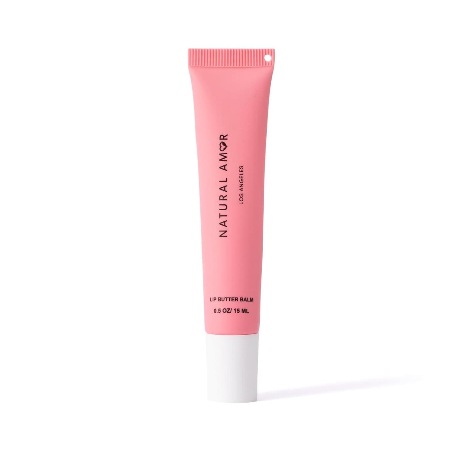 Shimmer Peptide Lip Butter Balm, Glossy Lip Moisturizer with Keychain Hole, Lightweight Shine Finish, Portable Lip Balm for Daily Use, Melon Glow - image 1