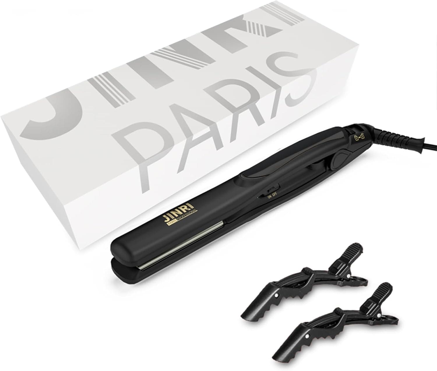 3 in 1 Hair Styling Tool: Straightening Brush, Crimper, and Flat Iron | Heated Brush for Smooth, Anti-Frizz Hair | Electric Straightener - image 1