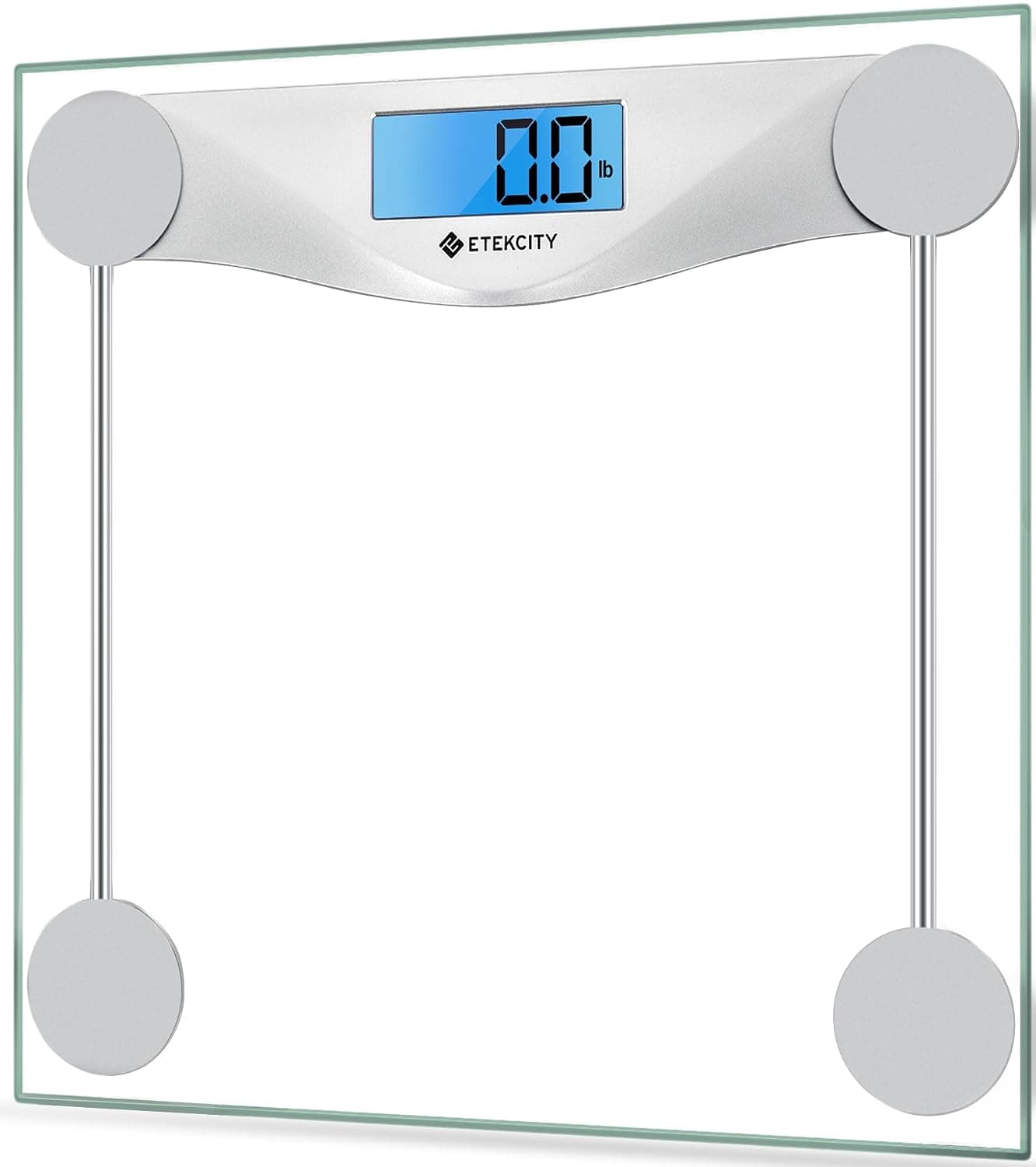 Etekcity Digital Body Weight Bathroom Scale, 6mm Tempered Glass, 400 lbs - image 1