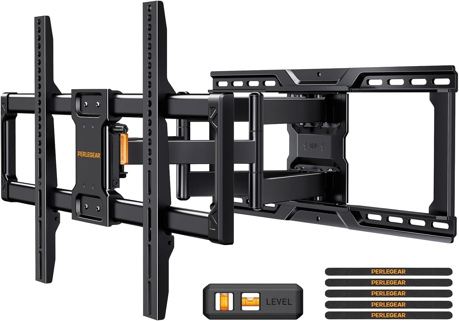 Perlegear UL-Listed Full Motion TV Wall Mount for 42โ90 Inch TVs โ Heavy-Duty 150 lbs Capacity - image 1