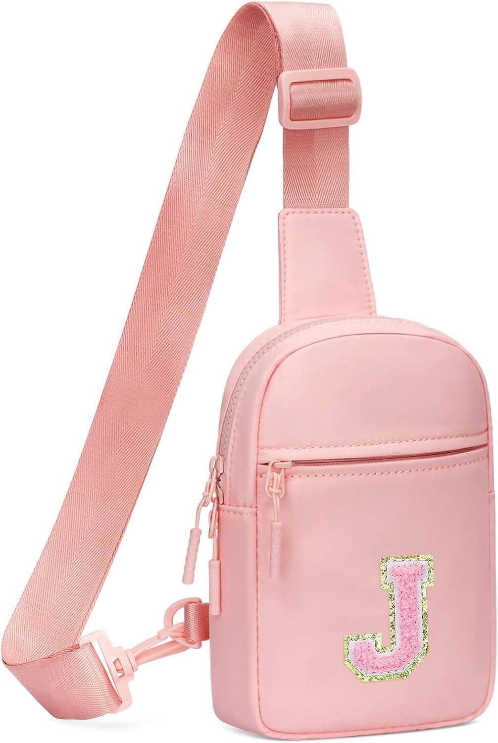 KKXIU Gifts for 6 7 8 9 10 11 12 Year Old Girls Initial Sling Bag Trendy Crossbody Fanny Pack for Teens - image 1