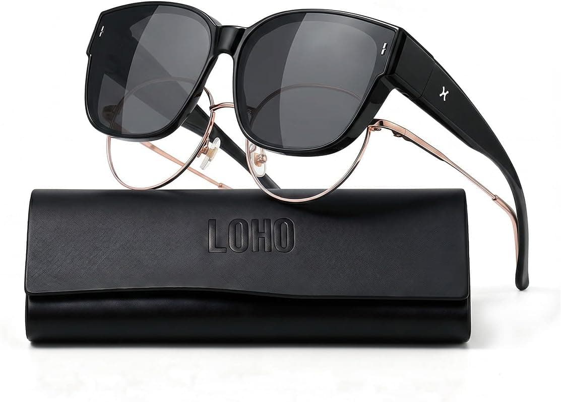 LOHO Sunglasses That Fit Over Glasses, Over Glasses Sunglasses for Women Men, Polarized UV400 Driving Shades - image 1