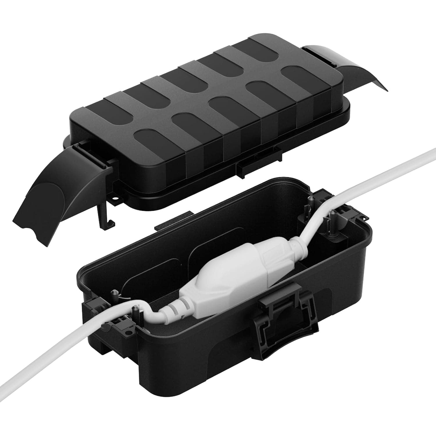 Small Outdoor Electrical Box, IP55 Waterproof Extension Cord Cover