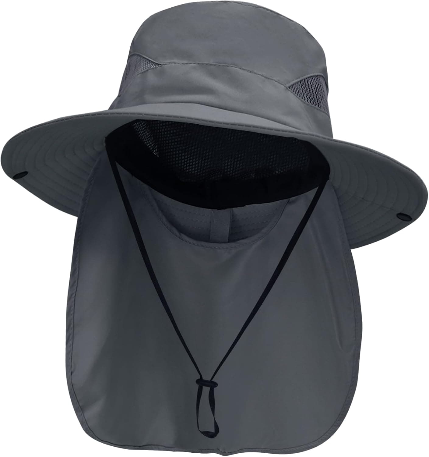 NPJY Sun Fishing Hats with Neck Flap for Men Women UV Sun Protection
