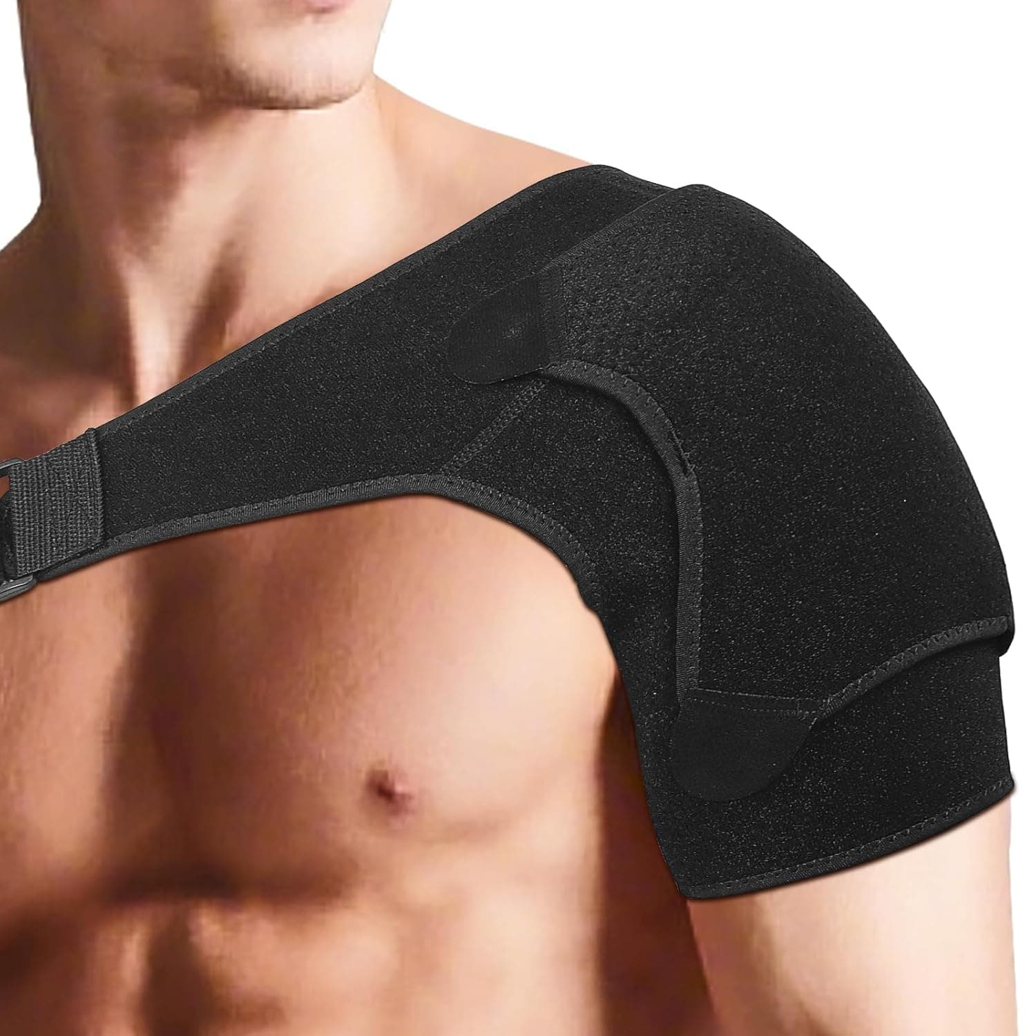 Shoulder Brace for Torn Rotator Cuff: Adjustable Shoulder Support Sling for Women and Men Preventing Dislocation and Strains - Pain Relief for Right/Left Arm - image 1