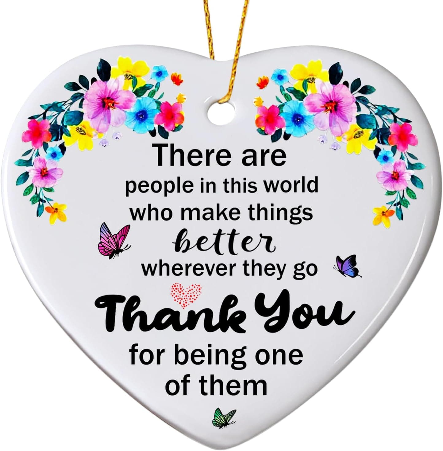 Thank You Christmas Ornaments 2026,Thank You Gifts for Women Teacher Boss Coworker Friend Family - Appreciation Gifts for Coworkers, Kindness Ornament