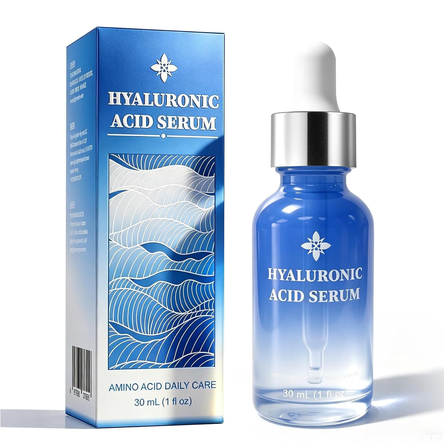 Hyaluronic Acid Serum for Face – Hydrating Anti Aging Face Serum with Hyaluronic Acid for Deep Moisturizing, Plumping Skin, Reducing Fine Lines & Wrinkles, Fast Absorbing Daily Skincare Solution - image 1