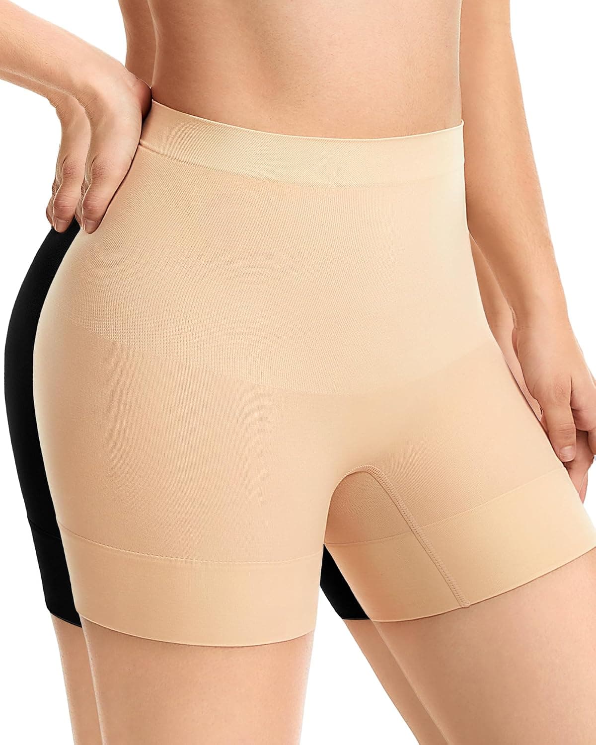 Shapewear Tummy Control Seamless Slip Shorts for Under Dress Breathable Anti Chafing Shaper Shorts for Women - image 1