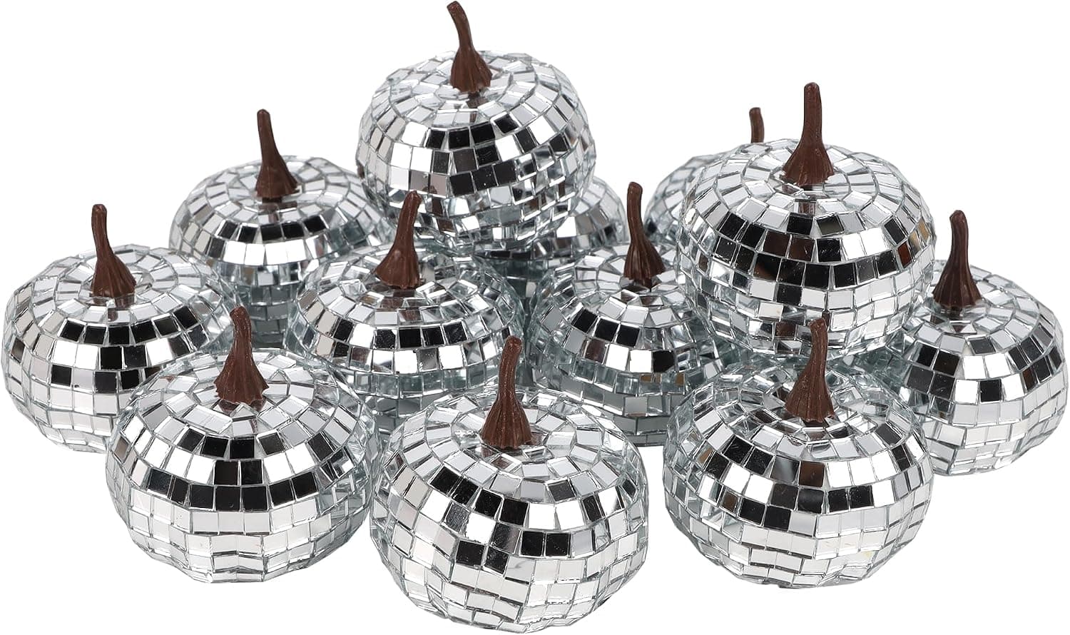 12 Pack Halloween Disco Pumpkin Halloween Table Centerpieces Decor