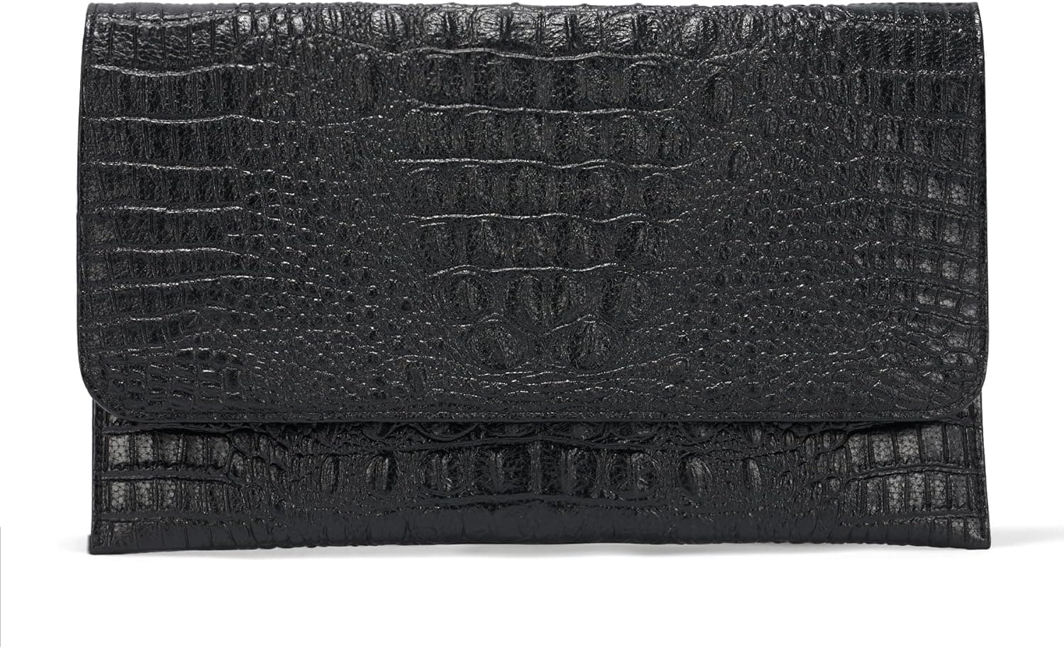 SWEETV CHUNLI Evening Clutch Purses for Women Elegant Wristlet Wallets Crocodile Pattern PU Leather Purse Formal/Wedding