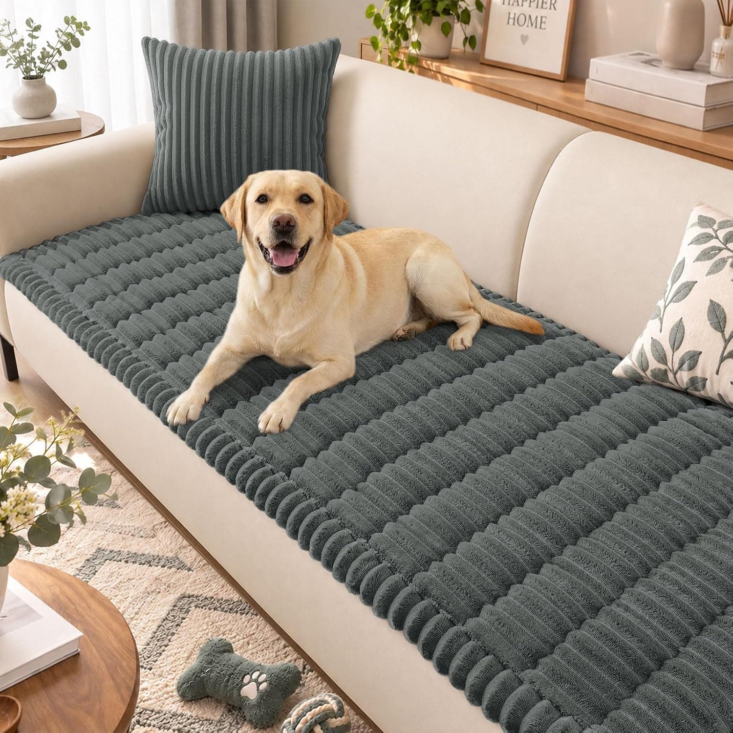 Smiry Couch Cover for Dogs, Non Slip Washable Sofa Protector for Pets - image 1