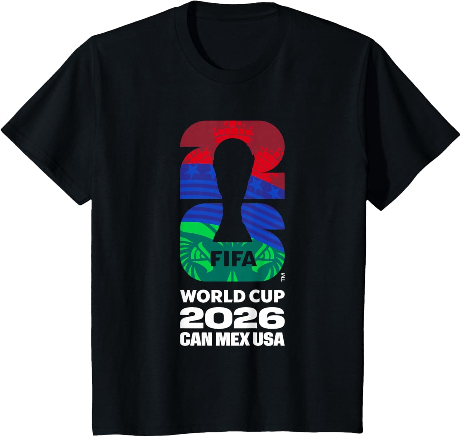 Kids FIFA World CUP26 FIFA Host Country Logo Flags T-Shirt - Official Licensed Fan Gear