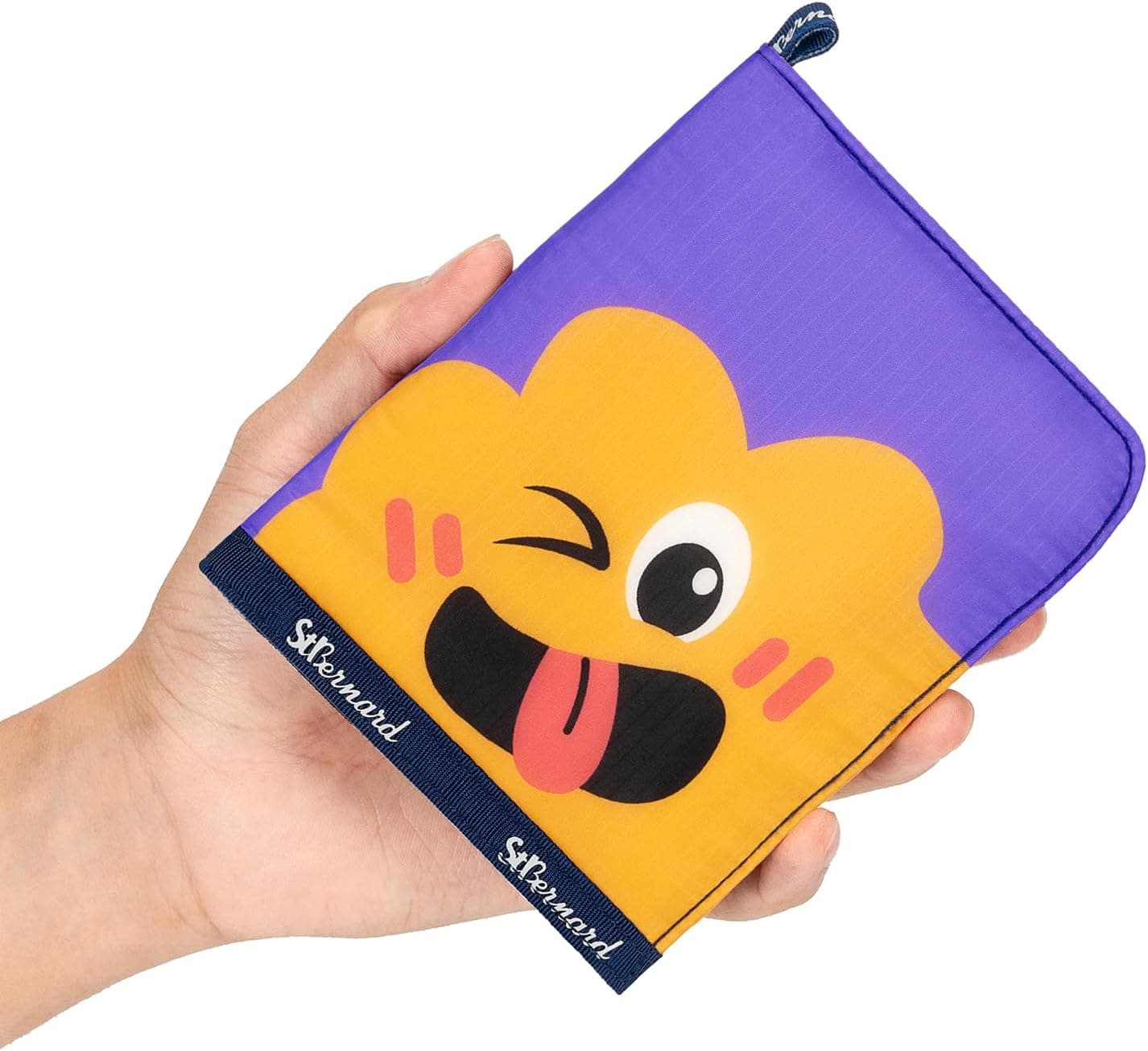StBernard First Aid Kit for Kids, Small Pocket Size Medical Kit with Cute Bandages, Tools for Daily Emergencies (Purple)
