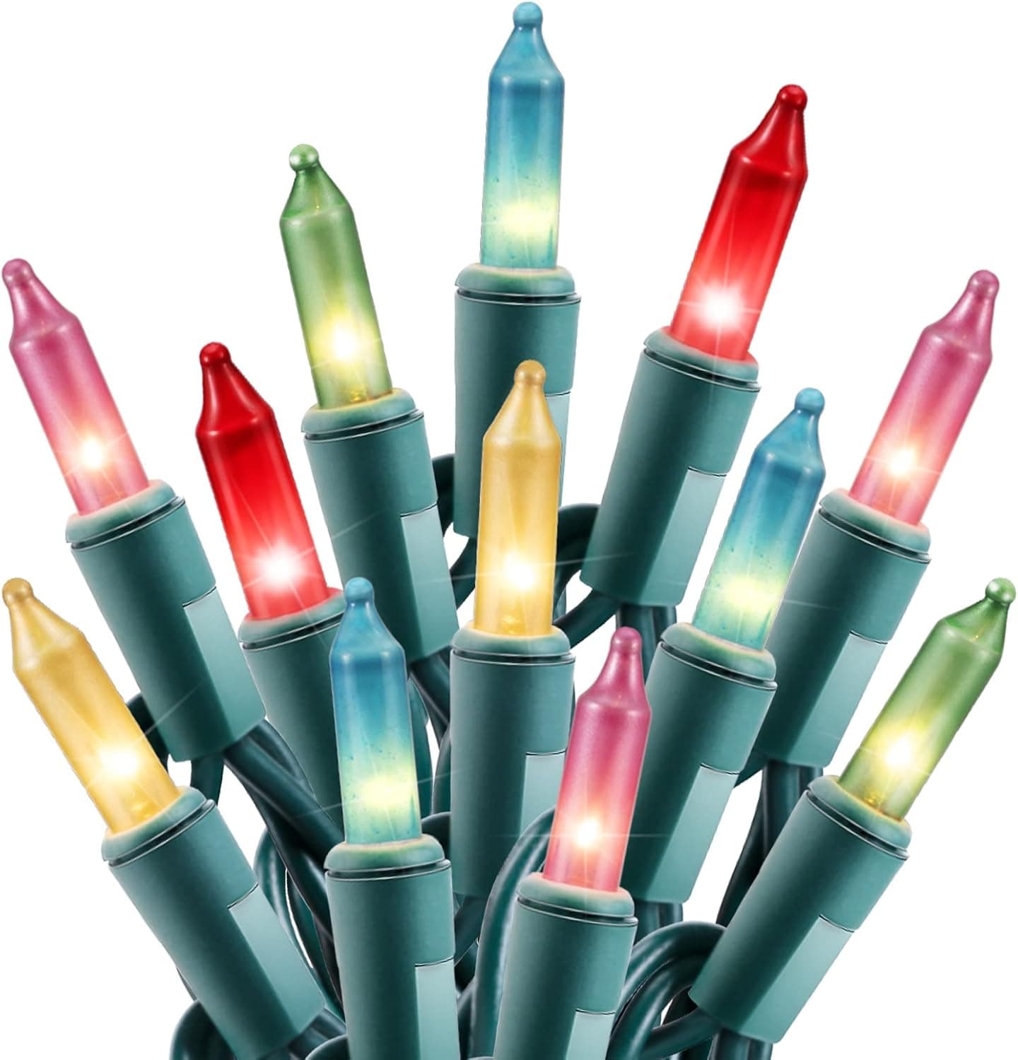 Easter Decorations Mini String Lights - 20 feet 100 Count Multicolor