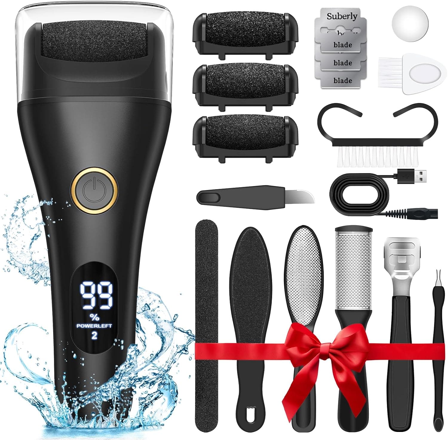 Electric Foot File Callus Remover for Feet Professional Pedicure