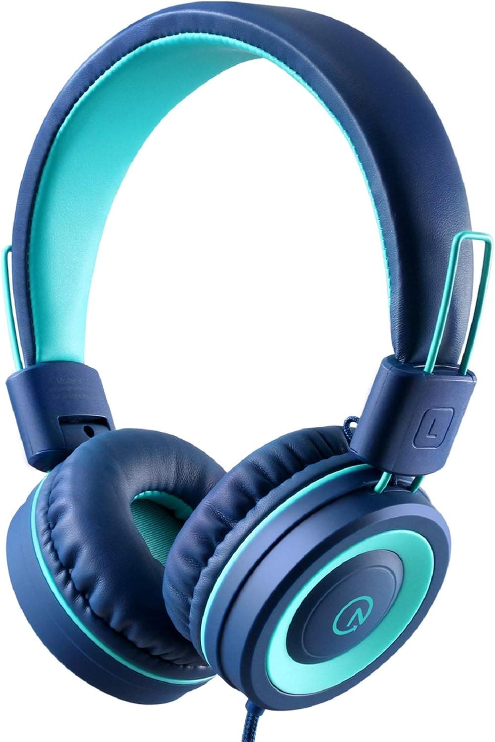 noot products K11 Kids Headphones with Wired Cord 3.5mm Jack Navy/Teal - image 1